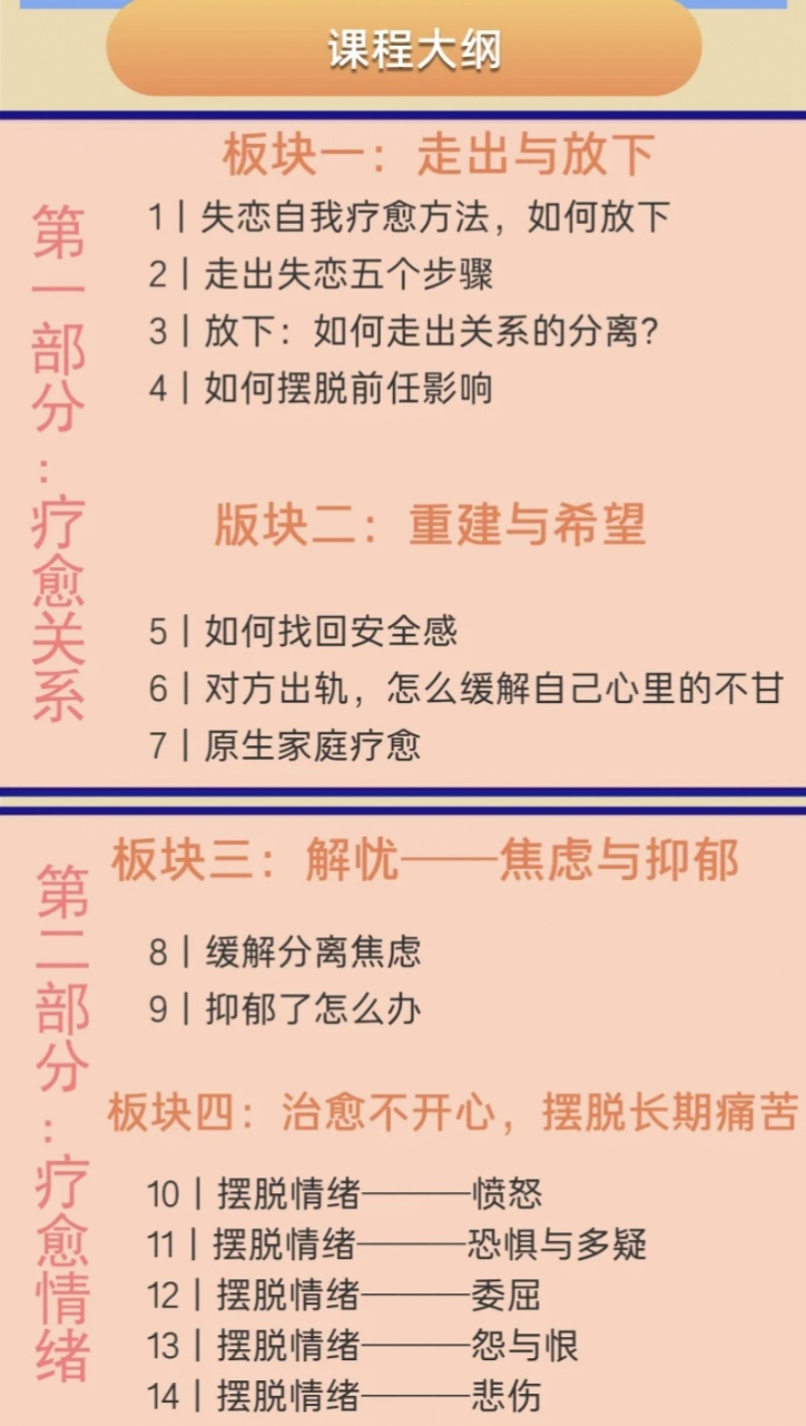 【心理课程～疗愈篇】——重生，让自己走出悲伤