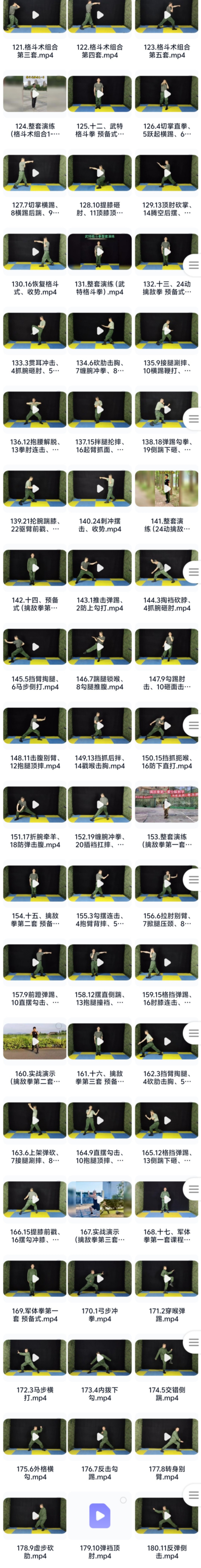 【防身格斗】《阿特45门功夫大合集》零基础全套完整视频教学课程