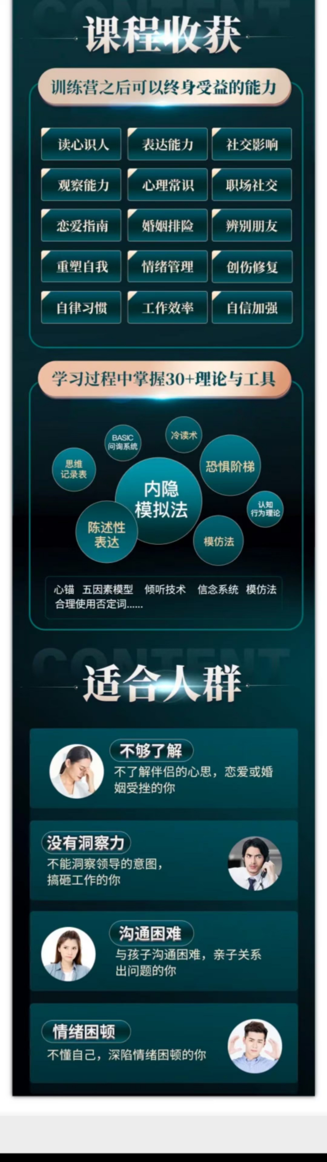 【读心识人】38天读心识人训练营,一眼识人,一秒读心