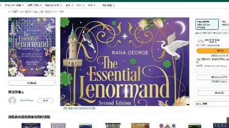 【超重磅雷诺曼】Rana雷诺曼新书40张体系7百多页超多内容 英文书pdf机翻版pdf！超详细牌意和更多案例！