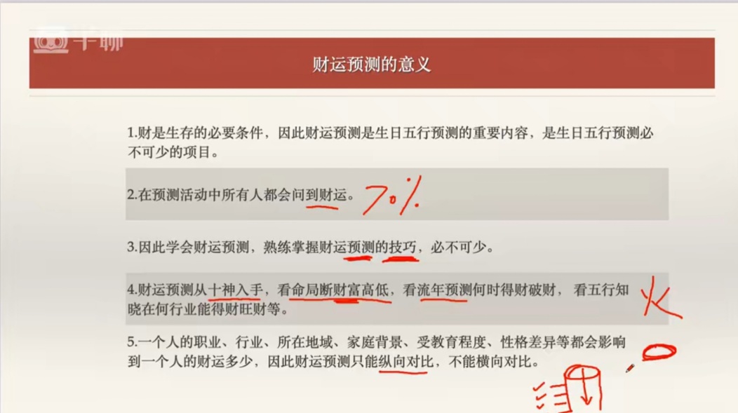 【易学课程】李老师《财运断法》教学视频52集