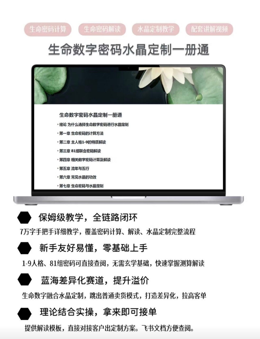 【稀有水晶创业】生命数字密码水晶定制一册通水晶创业实操指南!(千万别错过)