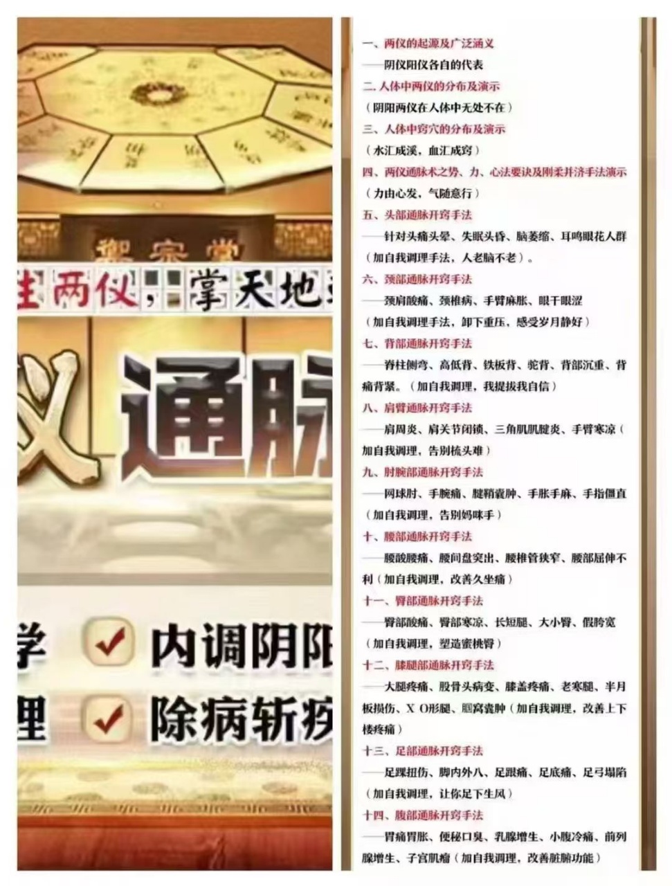 【中医课程】曹氏两仪通脉术视频课程