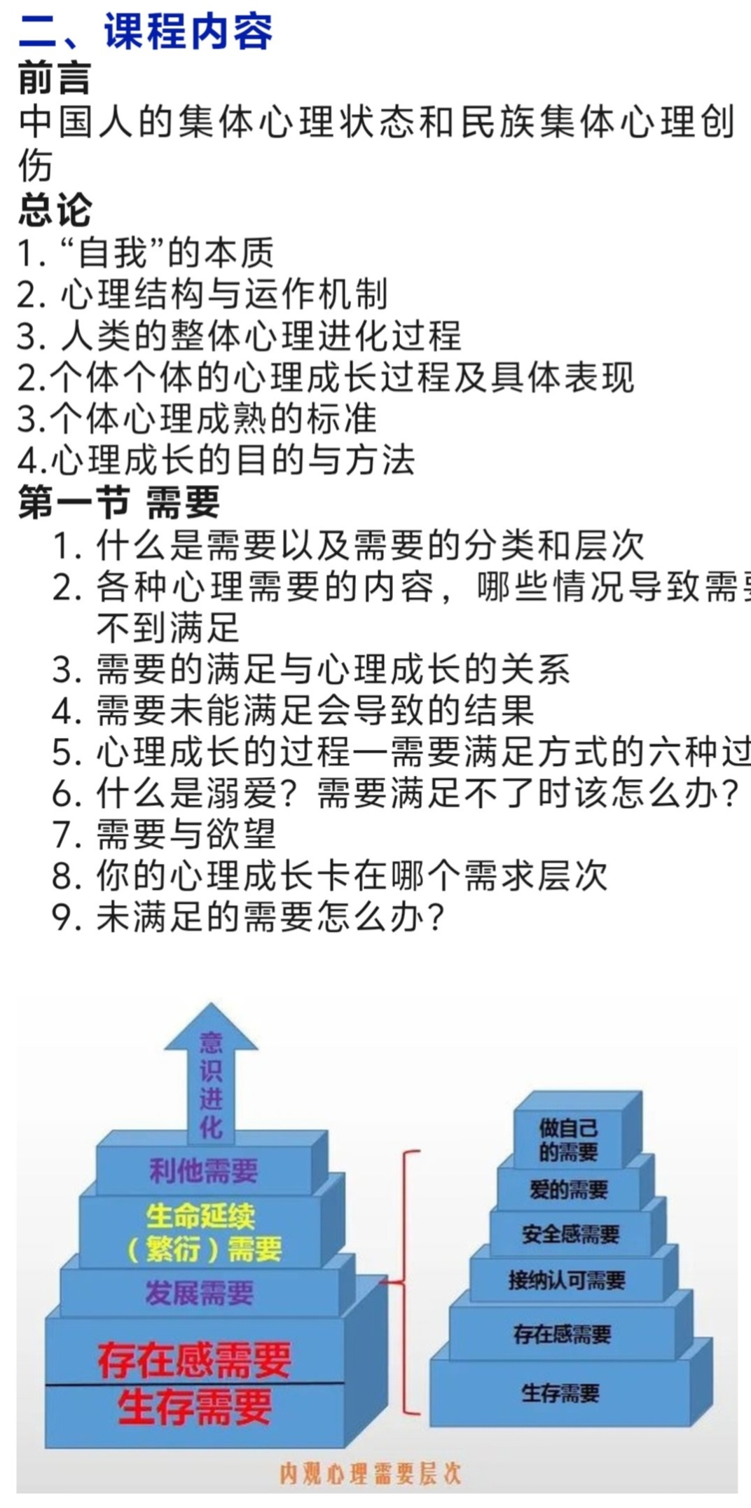 【心理课程】内观心理疗愈与成长课程