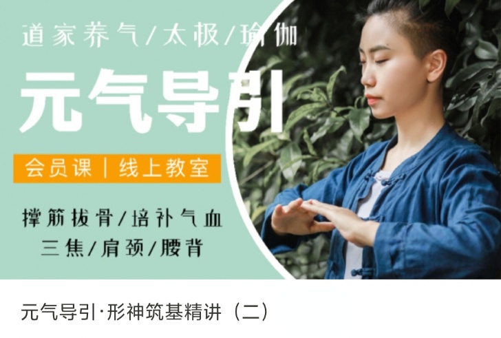 【道家养生】元气导引·形神筑基精讲（一） 元气导引·形神筑基精讲（二）
